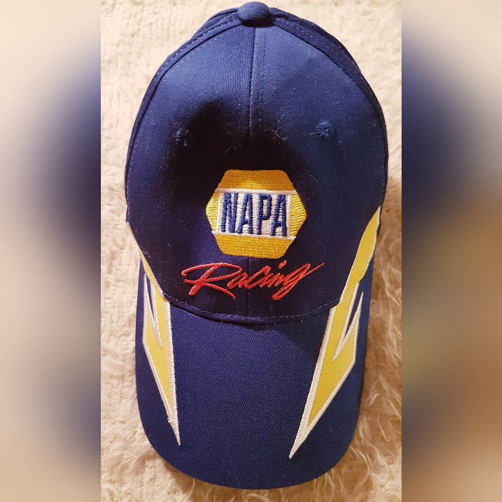 2006 NAPA Racing Hat #55 Michael Waltrip Toyota Embroidered Blue and Yellow